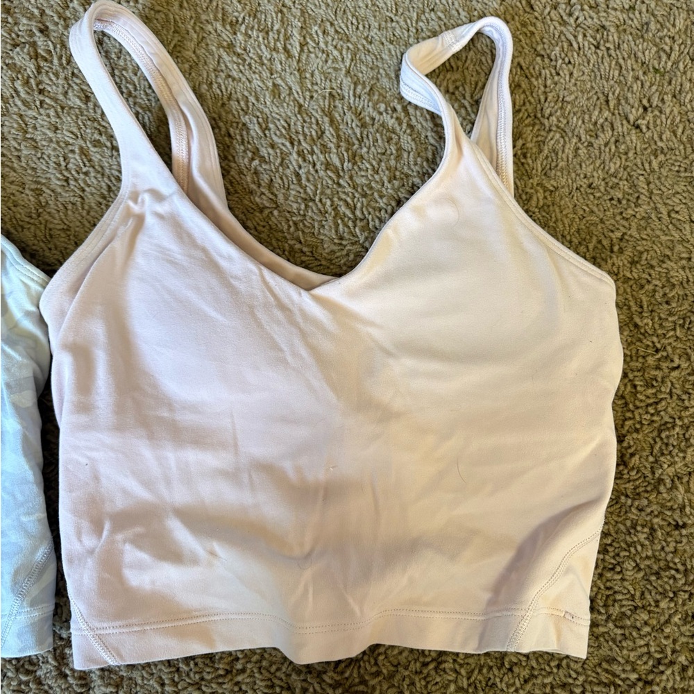 Lululemon align cropped tank top in Light Pink